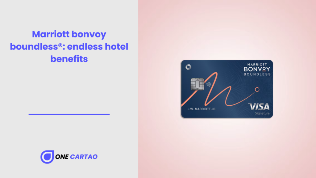 Marriott bonvoy boundless® endless hotel benefits